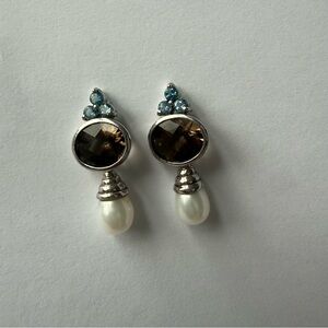 Silver earrings